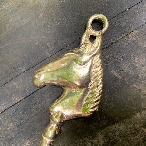 真鍮鋳物 シューホーン（靴べら） 馬