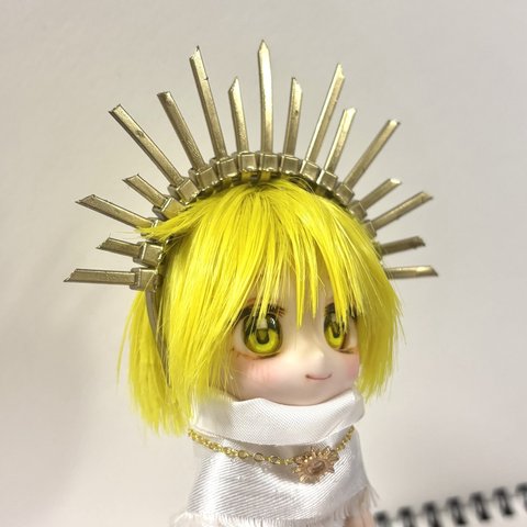 ねんどろいどどーる オビツ11 1/12、1/6ドール用 後輪/後光/神様カチューシャ 