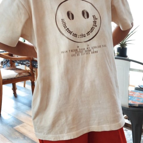 SMILE with COFFEE-tee/unisex