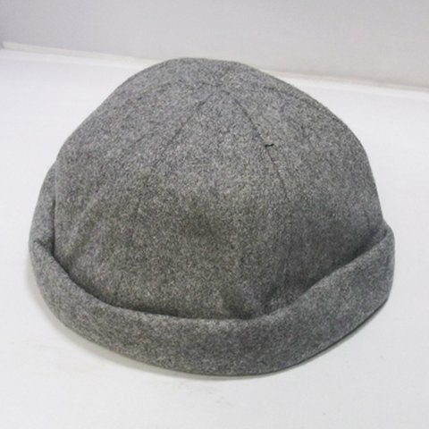 ラウンドキャップグレイ＊【sale】￥3200⇒￥1500