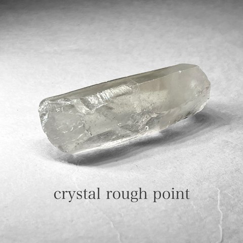 crystal rough point：smoky・lightning / 水晶ラフポイント J：スモーキー・ライトニング