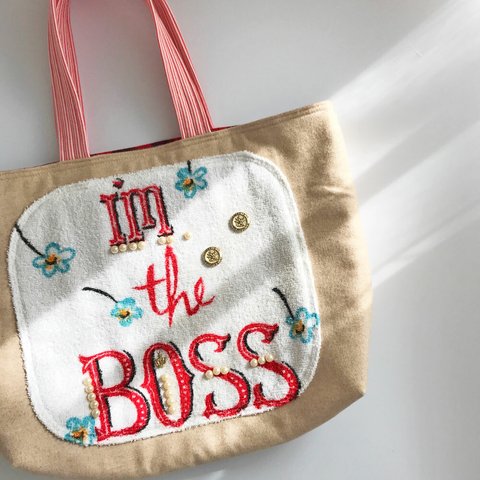 I'm the Boss tote bag 