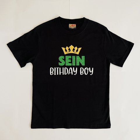 《お誕生日Tシャツ》バースデーTシャツ　名入れギフト　キッズ服　ベビー服