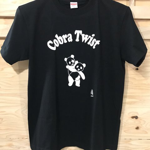  送料無料!!コブラツイストパンダTシャツ黒S.M.L.XL.XXL.XXXL