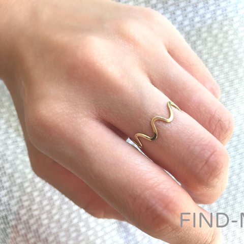 flat wave ring