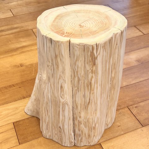 Hinoki Wood Stool No.501