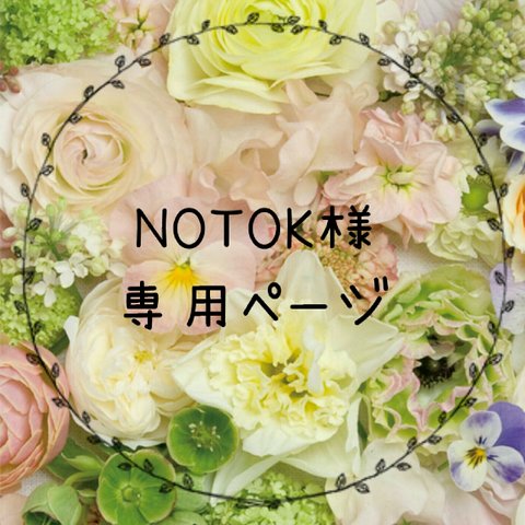 ＊NOTOK様専用ページ＊