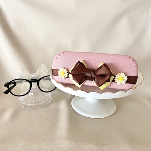 フラワーリボン♡メガネケース