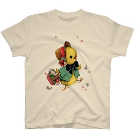 レトロアニマル＊ヒヨコ Ｔシャツ