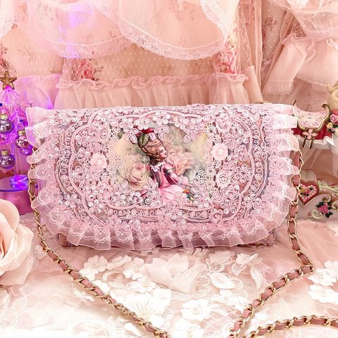 🌹Rococo🌹Tweed pochette・マリーアントワネット・送料無料