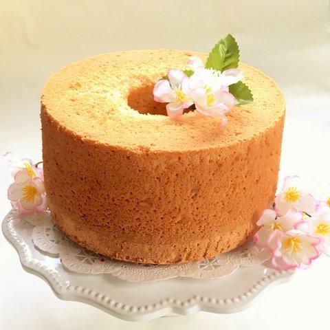（限定☆桜花）米粉のふわもちシフォンケーキ