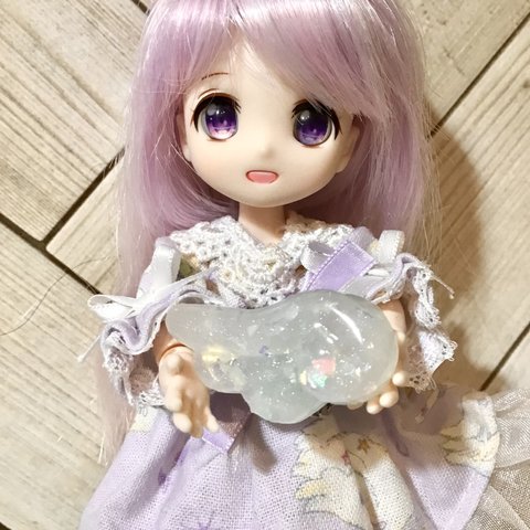 ゆめかわラムネのプリズム天使ヘアクリップ