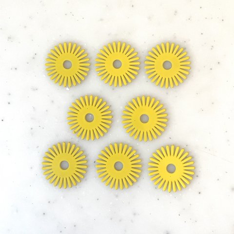 Yellow Flower Circle Parts