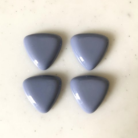 Hyacinth Blue Triangle Cabochons 