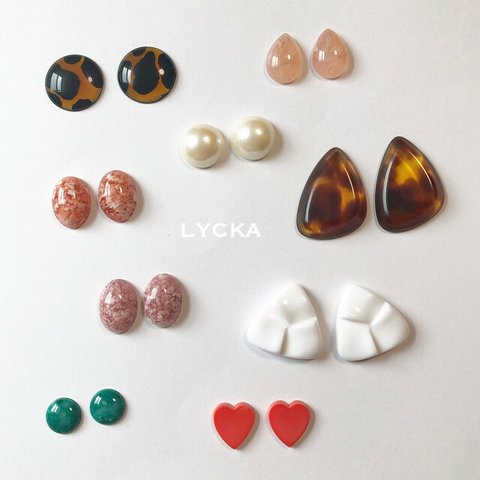 ヴィンテージパーツ  一粒ピアス/イヤリング