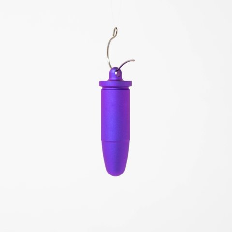 Bullet Charm / neon purple ｜チタン｜アクセサリー｜チャーム｜titanode