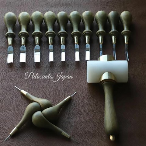 各種ユソウボク(リグナ厶バイタ)道具by Palosanto製ハンドメイドツール手作り道具