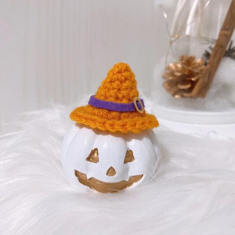 ハロウィンの帽子(オレンジ)