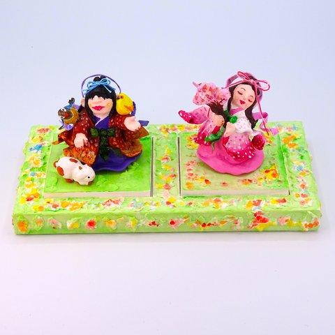 粘土人形　木花咲耶姫＆石長比売　その５