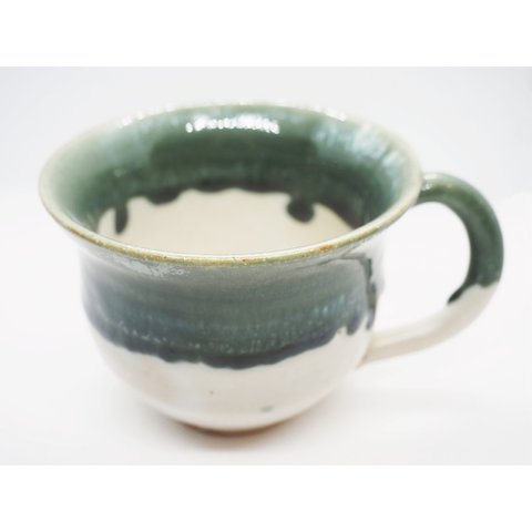 Dropping gleen mug 　流れる深緑のマグ2