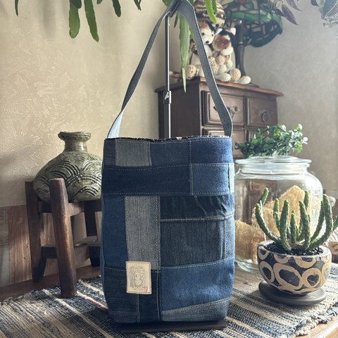 Sowelu2015様専用　m437 ワンハンドルbag(デニムパッチ)