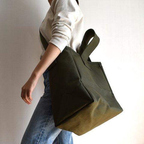 PLUS SHOULDER TOTE BAG(オリーブ/カーキ)