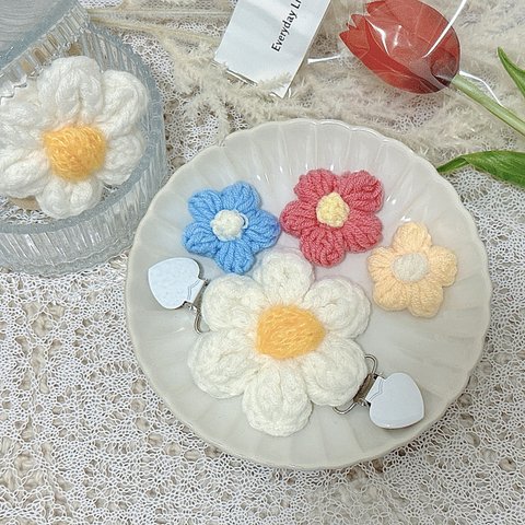 ✳︎ビックフラワー🌼肩紐ずれ落ち防止クリップ✳︎