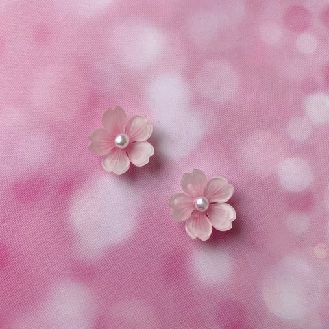 桜のピアス/イヤリング
