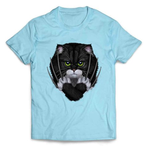 半袖Tシャツ 【タキシードキャット 猫 ねこ 爪】 by FOX REPUBLIC
