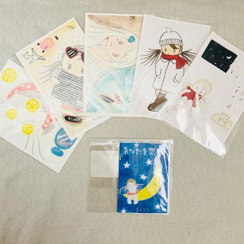 YUKIちゃんのポストカードセット