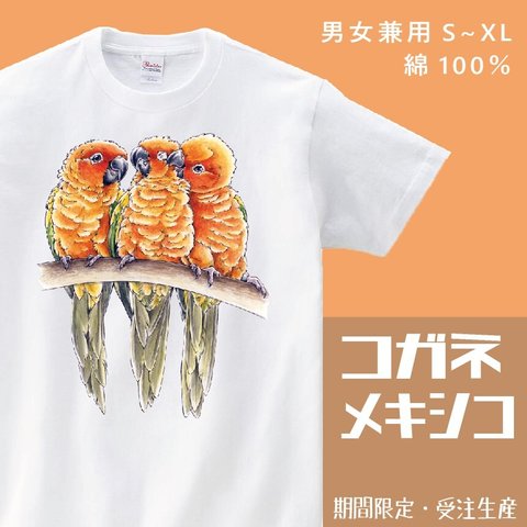 コガネメキシコインコTシャツ【受注生産】