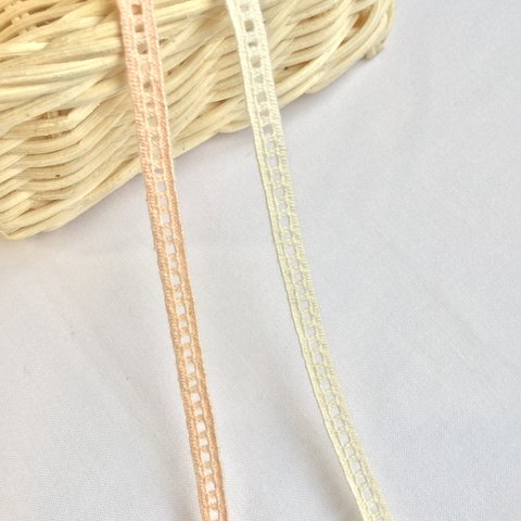 ハシゴ型オーガニックストレッチレース　3m  ladder organic stretch lace