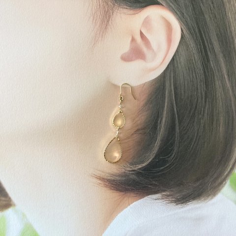 しずくがキラリ＊＊　ピアス／ノンホールピアス