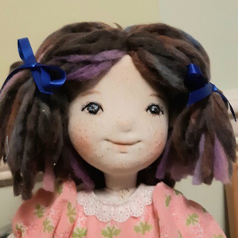 春ですね❣️ヨーロピアンウオルドーフ❣️ぎゅーってしたくなるの入学のお祝い。お誕生日。大人にもお子さんにも長い、長いお付き合いのお友達に。オーガニックコットンで縫い上げた、手作りのお人形！