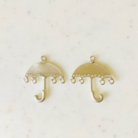 Matte Silver Umbrella Pendant Tops Parts