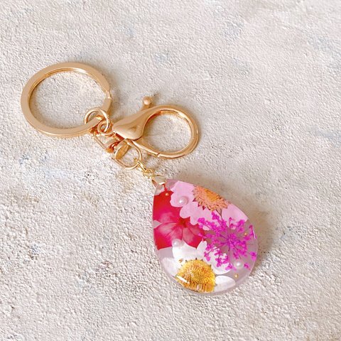 SALE♡押し花✿︎キーホルダー