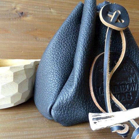 Coffee Pouch L Black 鹿角付き