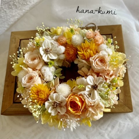 🍃🌼リース  メルヘン  S（15cm）