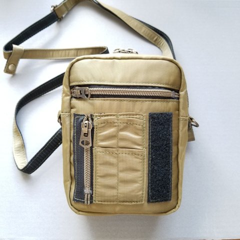 【】　small bag　Green　【MA-1nylon】・MG/855-W120ｘH160xD60ｍｍ
