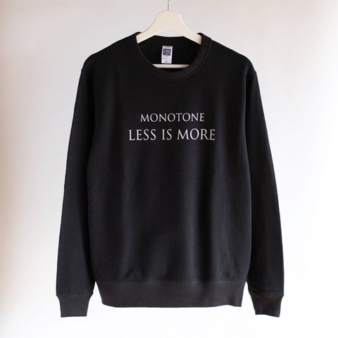 Print Sweatshirt - Black（プリントスウェットシャツ - ブラック）SW001