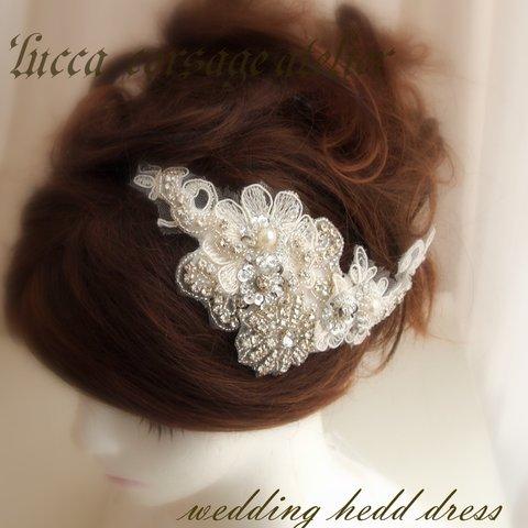 ﾎﾞﾝﾈ♡ｳｴﾃﾞｨﾝｸﾞ,ﾌﾞﾗｲﾀﾞﾙ，ﾍｯﾄﾞﾄﾞﾚｽ,ﾍｱｱｸｾｻﾘｰ,ﾃｨｱﾗ,髪飾り,結婚式♡