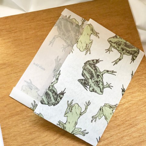 Frog -Waxpaper Bookcover-