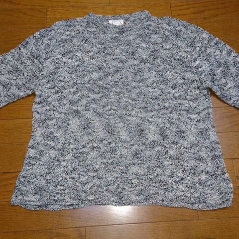 夏物手編みセーター