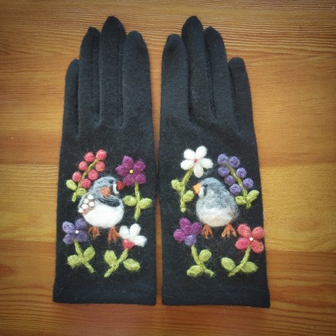 キンカチョウの手袋