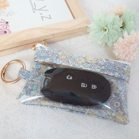 受注生産　LIBERTY♡スマートキーケース♡　ミシェル　花柄