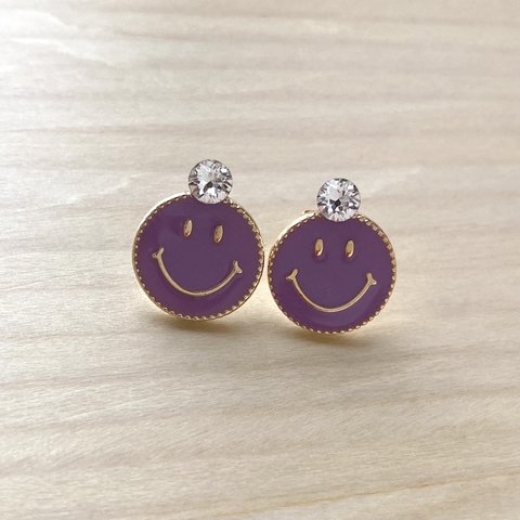 【Smileピアス】ムラサキ