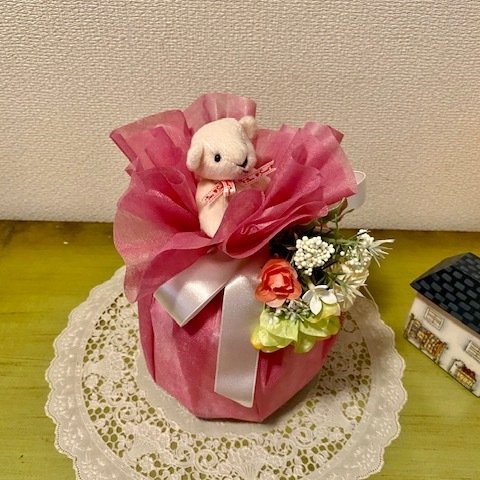 おむつケーキ　mini 　カシス　 出産のお祝いに！