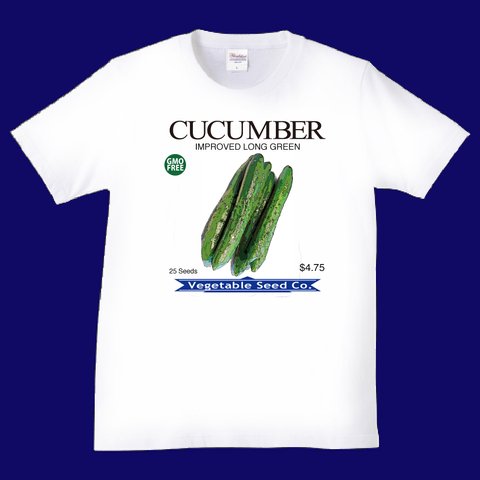 Tシャツ　CUCUMBER(キュウリ）