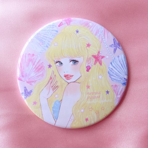 [SALE]ラウンドミラー・鏡【マーメイド】