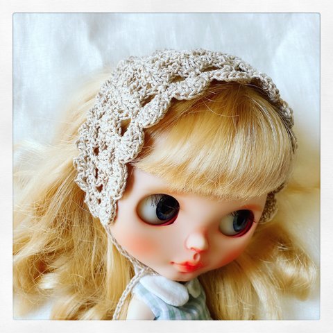  バブーシュカ  松編み⋈for blythe